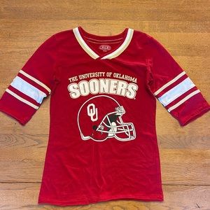 Oklahoma Sooners Women’s 3/4 sleeve Tee
